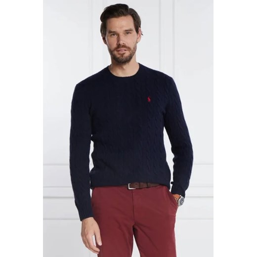 POLO RALPH LAUREN Wełniany sweter | Slim Fit | z dodatkiem kaszmiru Polo Ralph Lauren M Gomez Fashion Store