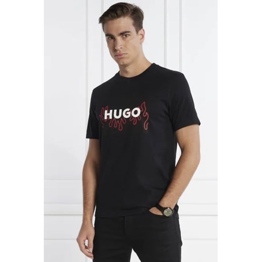 HUGO T-shirt Dulive_U241 | Regular Fit ze sklepu Gomez Fashion Store w kategorii T-shirty męskie - zdjęcie 172899636