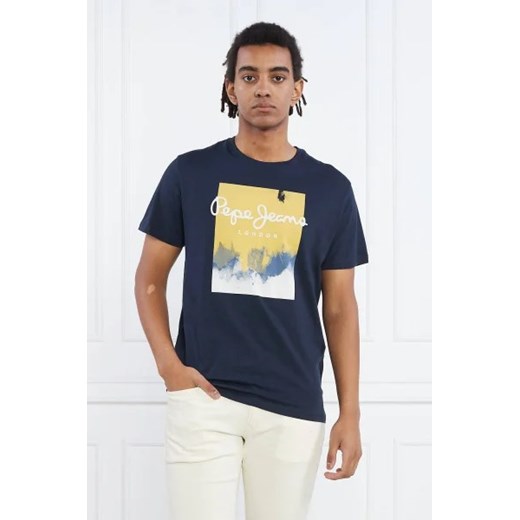 Pepe Jeans London T-shirt | Regular Fit ze sklepu Gomez Fashion Store w kategorii T-shirty męskie - zdjęcie 172899905