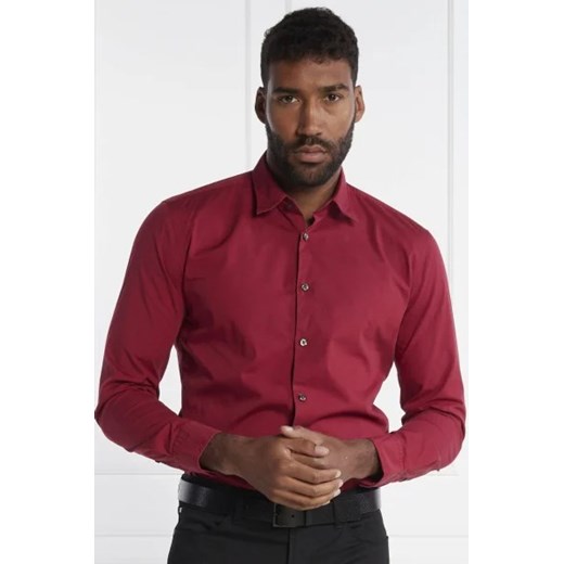 HUGO Koszula Ermo | Slim Fit | stretch ze sklepu Gomez Fashion Store w kategorii Koszule męskie - zdjęcie 172900089