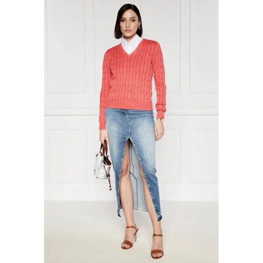 POLO RALPH LAUREN Sweter KIMBERLY | Slim Fit Polo Ralph Lauren XL okazja Gomez Fashion Store