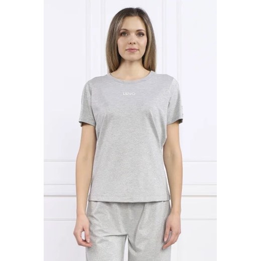 Liu Jo Sport T-shirt | Regular Fit ze sklepu Gomez Fashion Store w kategorii Bluzki damskie - zdjęcie 172901026