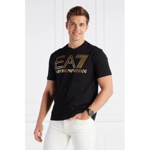 EA7 T-shirt | Regular Fit ze sklepu Gomez Fashion Store w kategorii T-shirty męskie - zdjęcie 172901109