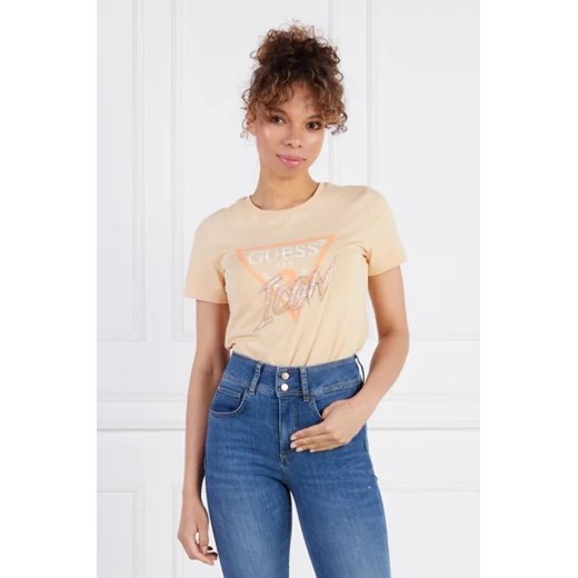 GUESS T-shirt | Straight fit Guess M promocyjna cena Gomez Fashion Store