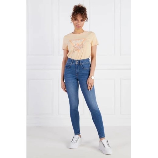 GUESS T-shirt | Straight fit Guess XS wyprzedaż Gomez Fashion Store