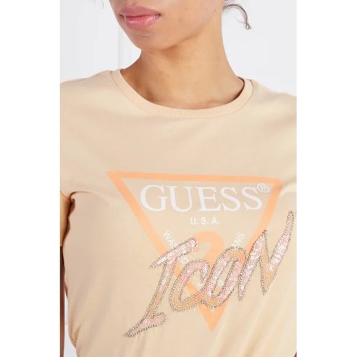 GUESS T-shirt | Straight fit Guess XXL promocyjna cena Gomez Fashion Store