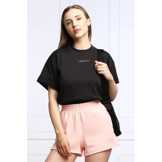 Superdry T-shirt CODE TECH | Cropped Fit ze sklepu Gomez Fashion Store w kategorii Bluzki damskie - zdjęcie 172901356