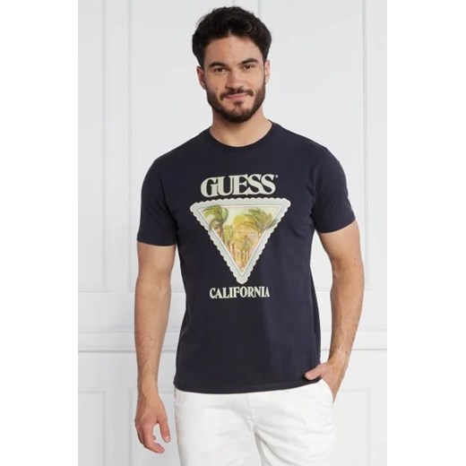 GUESS T-shirt SS BSC DESERT TRIANG | Regular Fit ze sklepu Gomez Fashion Store w kategorii T-shirty męskie - zdjęcie 172901548