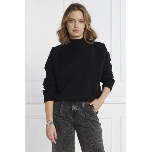 BOSS BLACK Wełniany sweter Foltin | Regular Fit ze sklepu Gomez Fashion Store w kategorii Swetry damskie - zdjęcie 172901556