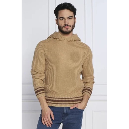 BOSS BLACK Wełniany sweter Lampione | Regular Fit S wyprzedaż Gomez Fashion Store