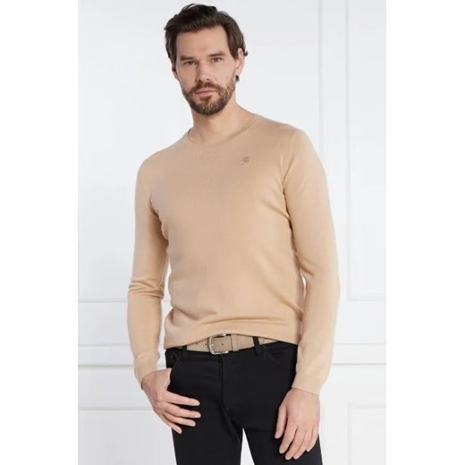 Karl Lagerfeld Wełniany sweter | Regular Fit ze sklepu Gomez Fashion Store w kategorii Swetry męskie - zdjęcie 172902129