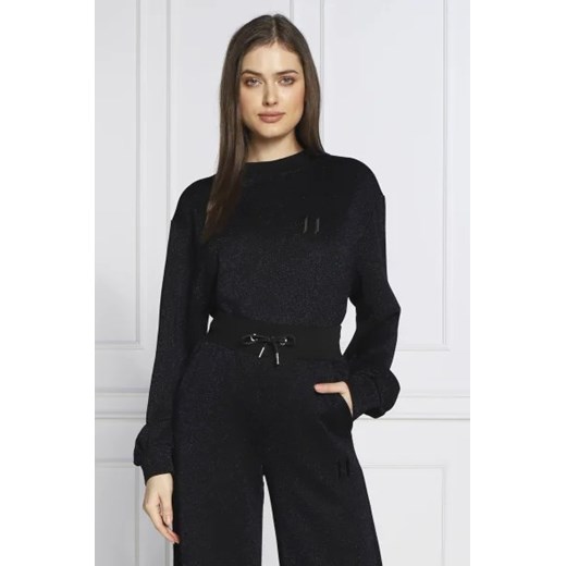 Karl Lagerfeld Bluza Puffy Sleeve Glitter | Regular Fit Karl Lagerfeld L promocja Gomez Fashion Store