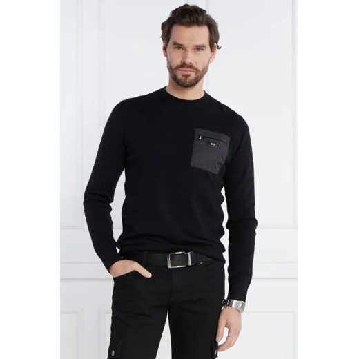 Karl Lagerfeld Sweter | Regular Fit | z dodatkiem wełny ze sklepu Gomez Fashion Store w kategorii Swetry męskie - zdjęcie 172902709