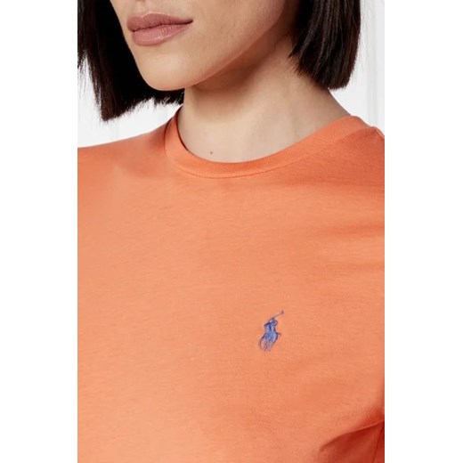Bluzka damska Polo Ralph Lauren z kołnierzykiem bawełniana 