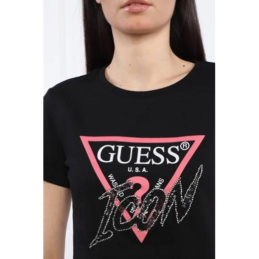 GUESS T-shirt | Straight fit Guess XXL wyprzedaż Gomez Fashion Store