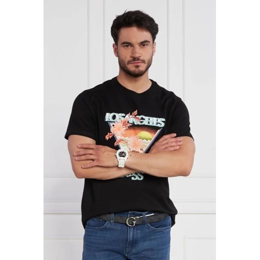 GUESS T-shirt SS CN TRIANGLE SUMME | Regular Fit Guess XXL promocyjna cena Gomez Fashion Store