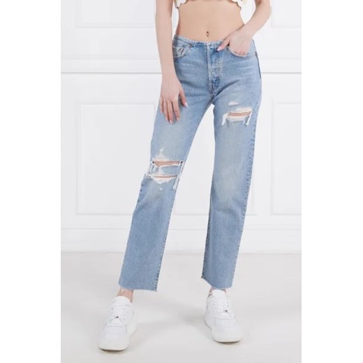 Levi's Jeansy 501 MINI WAIST | Straight fit ze sklepu Gomez Fashion Store w kategorii Jeansy damskie - zdjęcie 172903687