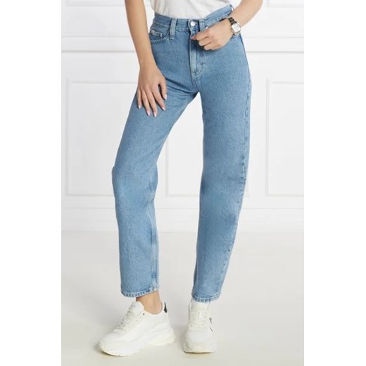 CALVIN KLEIN JEANS Jeansy | Straight fit | high rise ze sklepu Gomez Fashion Store w kategorii Jeansy damskie - zdjęcie 172903695