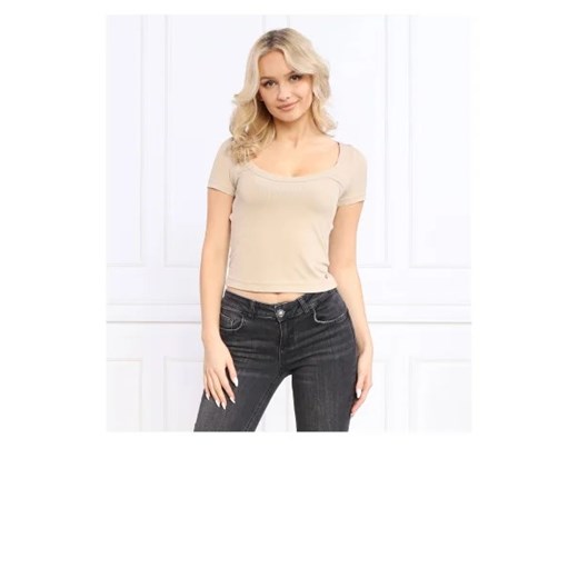 GUESS T-shirt CHERYL JEWEL TOP | Regular Fit ze sklepu Gomez Fashion Store w kategorii Bluzki damskie - zdjęcie 172904418