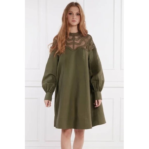 RIANI Lniana sukienka Riani 36 promocyjna cena Gomez Fashion Store