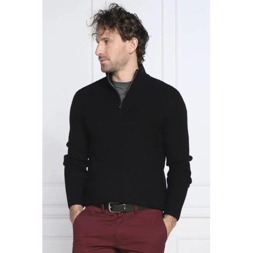 Emporio Armani Wełniany sweter MAGLIA | Regular Fit | z dodatkiem kaszmiru ze sklepu Gomez Fashion Store w kategorii Swetry męskie - zdjęcie 172905139