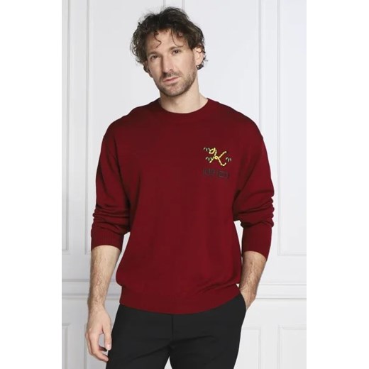 Kenzo Wełniany sweter | Regular Fit Kenzo S promocja Gomez Fashion Store