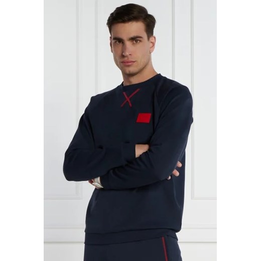 Hugo Bodywear Bluza Patch | Relaxed fit ze sklepu Gomez Fashion Store w kategorii Bluzy męskie - zdjęcie 172905469