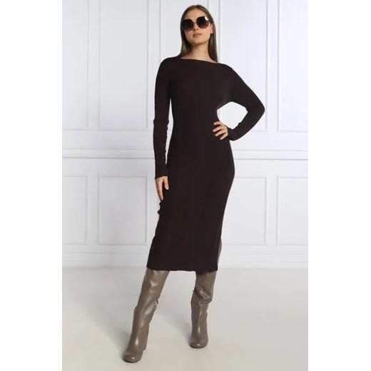 Marella Sukienka FATTO | z dodatkiem wełny Marella XL promocyjna cena Gomez Fashion Store