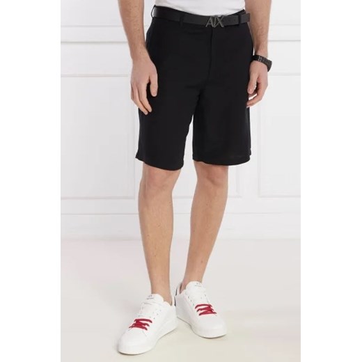 Armani Exchange Lniane szorty | Regular Fit ze sklepu Gomez Fashion Store w kategorii Spodenki męskie - zdjęcie 172905768