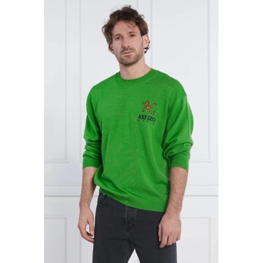 Kenzo Wełniany sweter | Regular Fit Kenzo M wyprzedaż Gomez Fashion Store