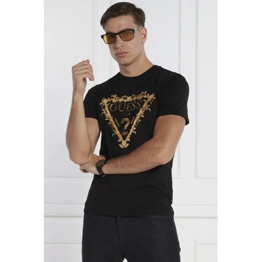 GUESS T-shirt | Slim Fit ze sklepu Gomez Fashion Store w kategorii T-shirty męskie - zdjęcie 172906227
