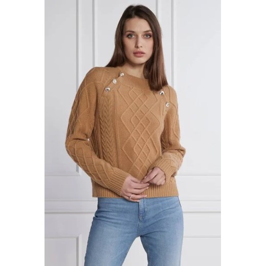 MAX&Co. Wełniany sweter SCHIUMA | Regular Fit ze sklepu Gomez Fashion Store w kategorii Swetry damskie - zdjęcie 172906398