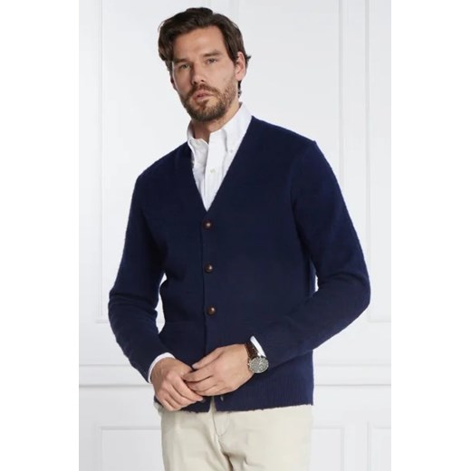 POLO RALPH LAUREN Wełniany kardigan | Regular Fit | z dodatkiem kaszmiru Polo Ralph Lauren XXL Gomez Fashion Store okazja