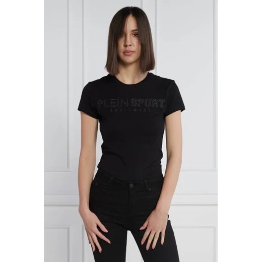 Plein Sport T-shirt | Slim Fit ze sklepu Gomez Fashion Store w kategorii Bluzki damskie - zdjęcie 172906426