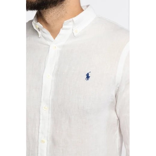 POLO RALPH LAUREN Lniana koszula | Slim Fit Polo Ralph Lauren L okazja Gomez Fashion Store