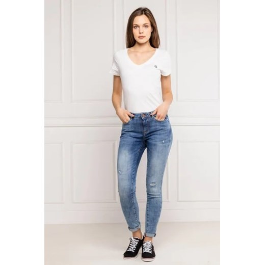 Bluzka damska Calvin Klein z bawełny 