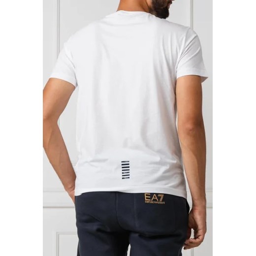 T-shirt męski Emporio Armani na wiosnę biały