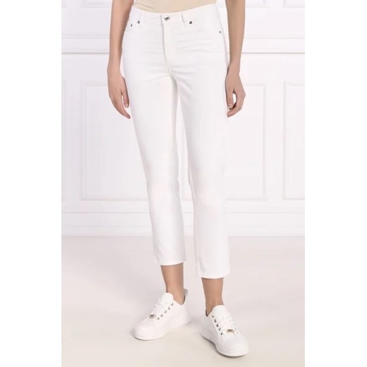 Michael Kors Jeansy SIDE SLIT JEANS | Slim Fit | mid waist Michael Kors 38 promocja Gomez Fashion Store