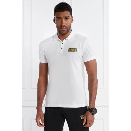 EA7 Polo | Regular Fit ze sklepu Gomez Fashion Store w kategorii T-shirty męskie - zdjęcie 172908655