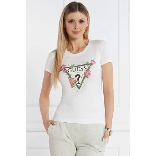 GUESS T-shirt | Regular Fit ze sklepu Gomez Fashion Store w kategorii Bluzki damskie - zdjęcie 172908675