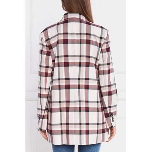 Tommy Hilfiger Marynarka GLOBAL STRIPE CHECK DB | Regular Fit Tommy Hilfiger 42 Gomez Fashion Store wyprzedaż