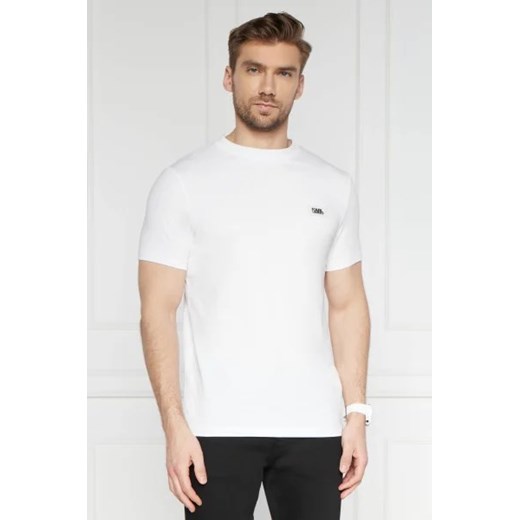 Karl Lagerfeld T-shirt | Regular Fit | stretch ze sklepu Gomez Fashion Store w kategorii T-shirty męskie - zdjęcie 172909425