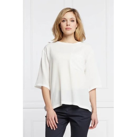 Marella Bluzka INDOLE | Relaxed fit | z dodatkiem jedwabiu Marella 42 okazyjna cena Gomez Fashion Store