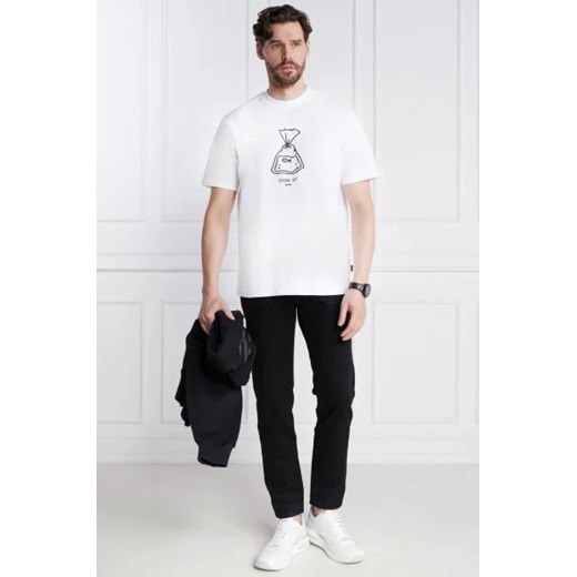 BOSS ORANGE T-shirt TeeMixDoodle | Relaxed fit S Gomez Fashion Store okazja