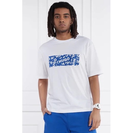 Hugo Blue T-shirt Nalayo | Regular Fit ze sklepu Gomez Fashion Store w kategorii T-shirty męskie - zdjęcie 172909695