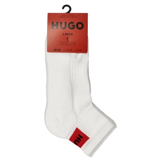 Hugo Bodywear Skarpety 2-pack SH RIB LABEL CC 43/46 okazyjna cena Gomez Fashion Store