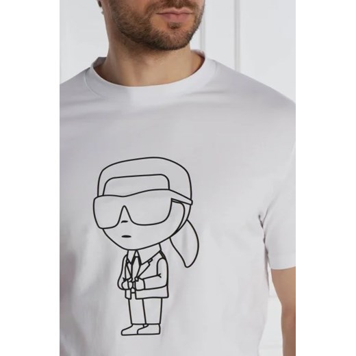 Karl Lagerfeld T-shirt | Regular Fit Karl Lagerfeld XXL okazyjna cena Gomez Fashion Store