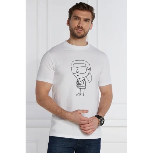 Karl Lagerfeld T-shirt | Regular Fit Karl Lagerfeld L Gomez Fashion Store wyprzedaż