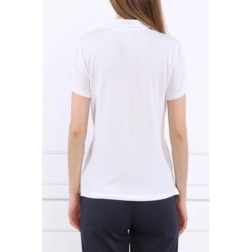 Bluzka damska Emporio Armani z kołnierzykiem z elastanu