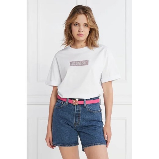 GUESS T-shirt SS CN MINI BOX TEE | Regular Fit Guess XL okazja Gomez Fashion Store